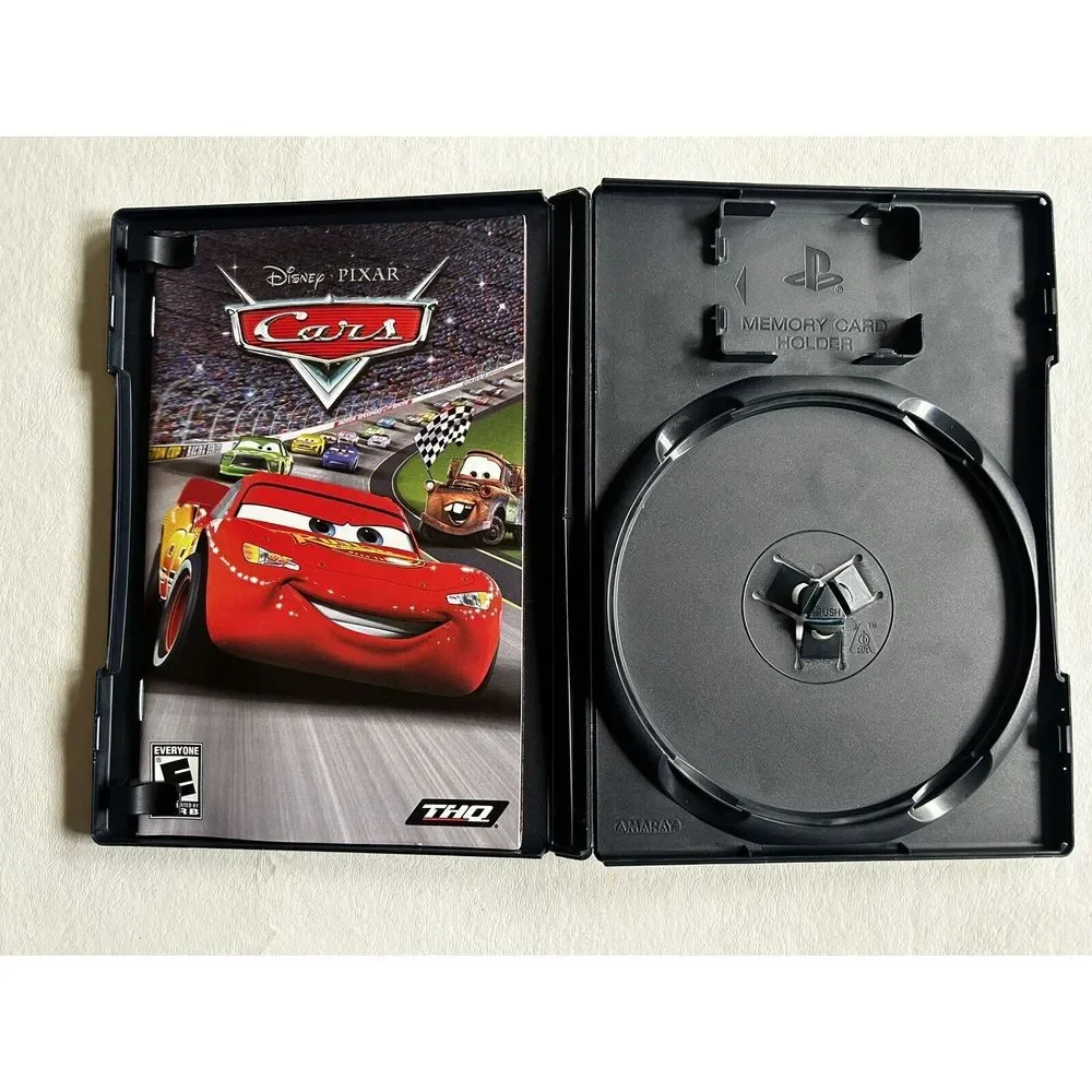 Disney Pixar CARS (Sony PlayStation 2) PS2 Case & Manual Only NO DISC!!!
